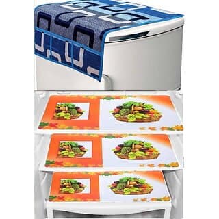 REVEXO Refrigerator Cover (Width: 20 cm, Multicolor)