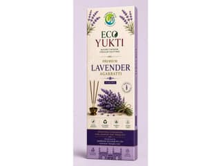 Eco Yukti Charcoal Free Premium Lavender Agarbattis - 100g Pack