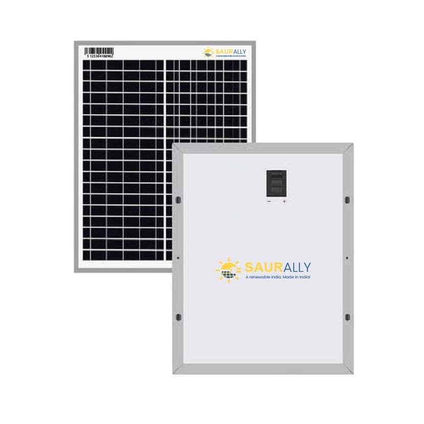 30W, 12V Saurally Solar Panel MONO view 3