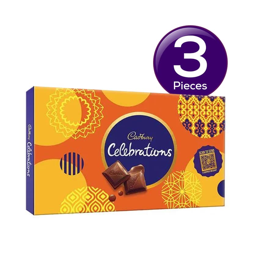 Cadbury Celebrations Assorted Chocolate Gift Pack 130.9 gms Combo