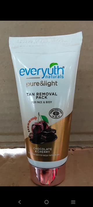 Everyuth natural pure and light tan removal pack