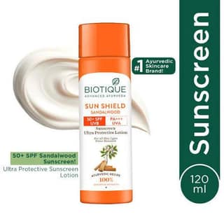 BIOTIQUE SANDALWOOD LOTION 120ML