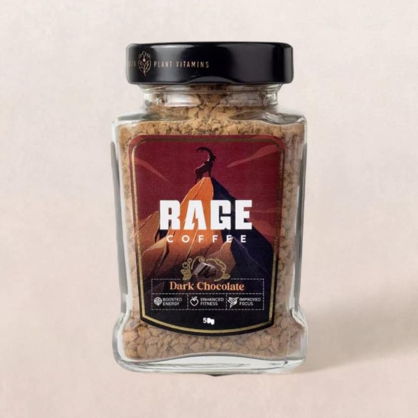 Rage Coffee Dark Chocolate Flavour - Premium Arabica Instant Coffee