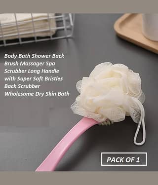 Generic Organic Long Handle Men & Women Body Brush ( Pack of 1 )