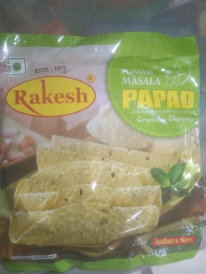 Rakesh punja masala papad