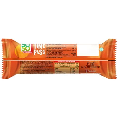 Britannia 50-50 Timepass Simply Salted Biscuits 66 Gms view 2