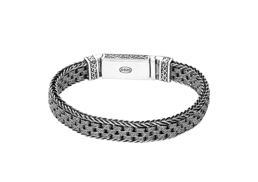 Forever Yours Oxidised Bracelet view 4