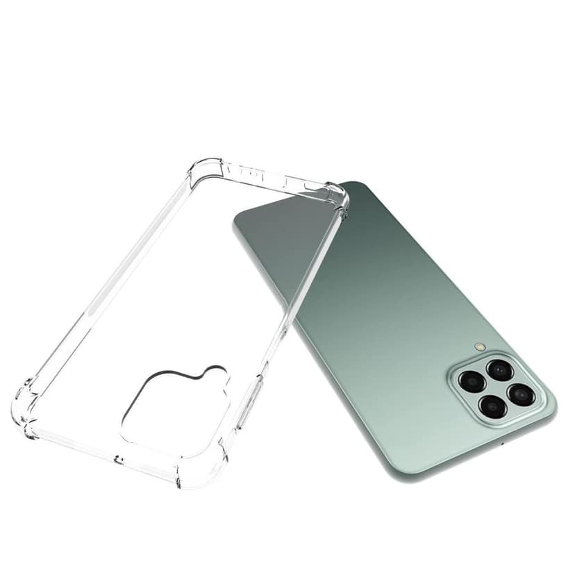 USTIYA for Samsung Galaxy M33 5G Case Clear TPU Four Corners Cover Transparent Soft funda view 3