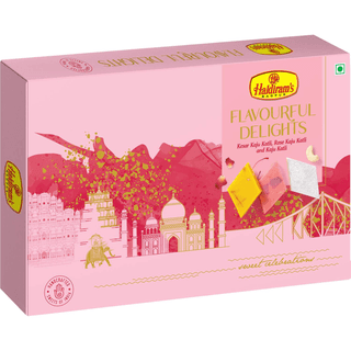 Haldiram's Flavourful Delights (Assorted Kaju Katli) Packed Sweets - 500 Gm - Pack of 2