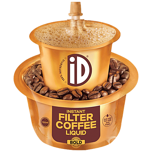 iD Instant Filter Coffee Liquid - Bold, Chicory Blend, No Preservatives, 150 ml