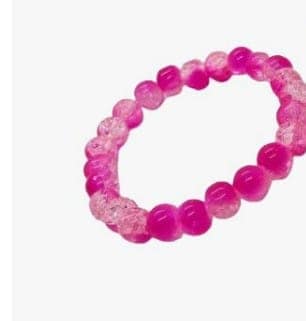 Elegant Pink Beaded Bracelet - Stylish and Versatile Accessory view 3
