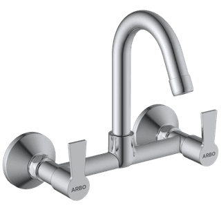 RL-4613 Sink Mixer With Swinging Spout With Connecting Legs With Wall Flange (Wall Mounted Model)
