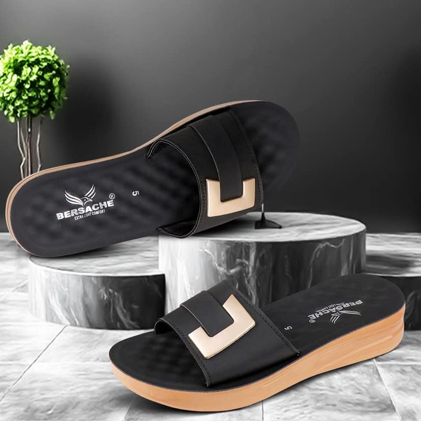 Bersache Extra Soft Classic Casual with Back Strap Regular wear with Ultra Soft & Flexibility Technology Sandal for Women's