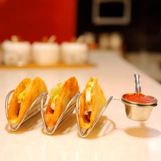 1046_TACOS STAND WITH DIP BOWL