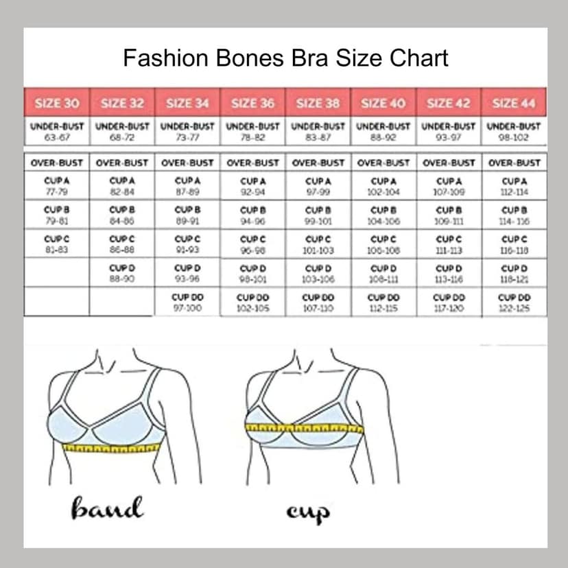 FASHION BONES Women's Cotton Cross Bra | Full Coverage, Non-Padded | Daily Use Cotton Bra | White & Beige | Combo (Pack of 2) view 9