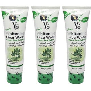 YC Whitening Green Tea Extract Face Wash - 100ml (Pack Of 3)