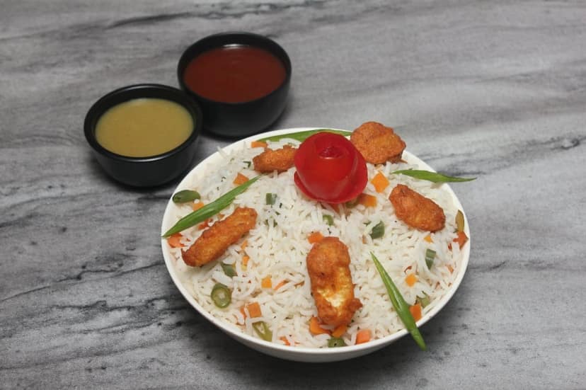Baby corn fried rice [1 box, 750 ml]