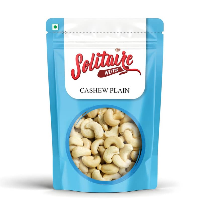 Solitaire Cashew Plain 500 Gms