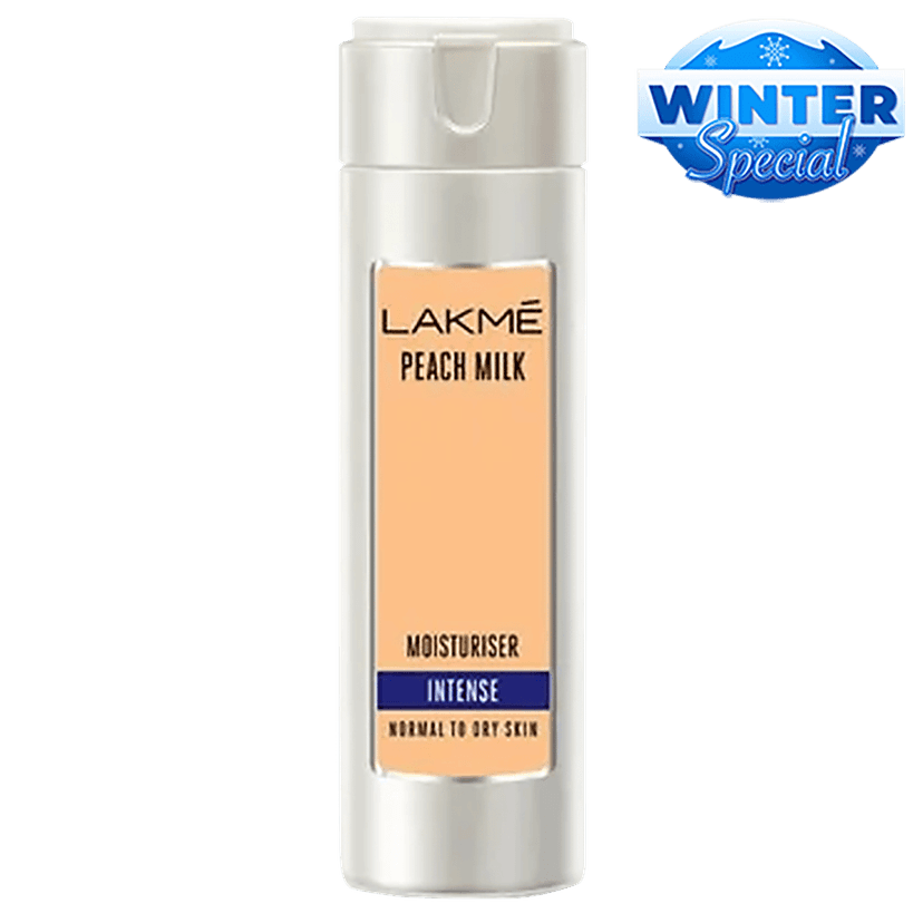 Lakme Intense Moisturiser - Normal To Dry Skin, Peach Milk, 60 Ml