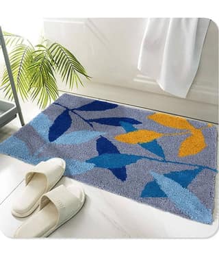 Aazeem Antiskid Cotton Door Mat ( 60 X 40 cm ) Single Magenta