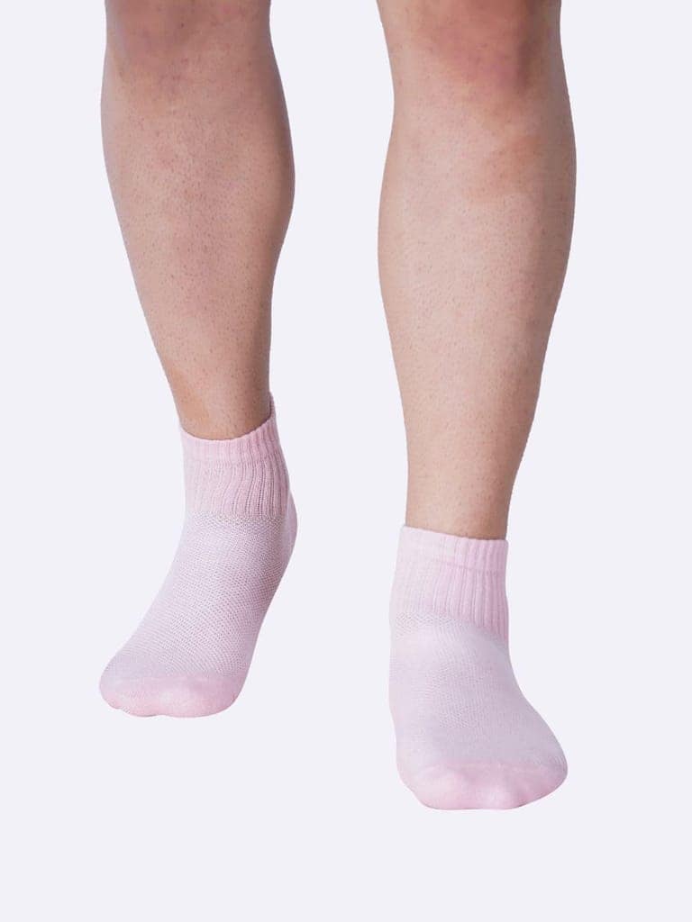 AirGarb Premium Cotton Cushioned High Ankle Socks Pack of 6 - HA6P3D3 (Free Size) Multi Color view 5