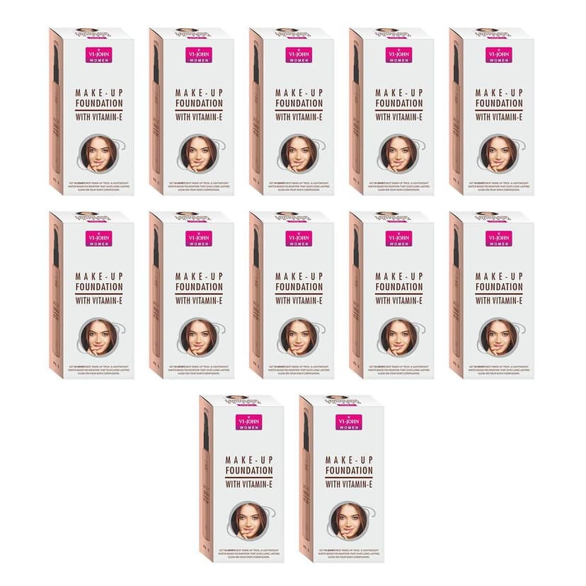 Vi-John Foundation Tube 60Gm (Pack of 12)