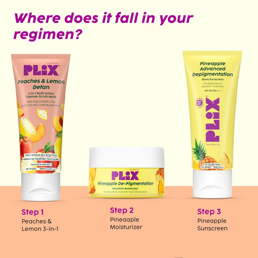 Peaches & Lemon Detan 3-in-1 Multi-Action Cleanse-Scrub-Mask __Starter Pack__ view 8