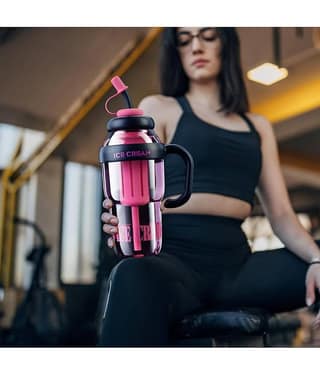 QitmirMKT 1300ML Tumbler for Gym (Mix Color) Plastic Multicolor 1300 mL Sipper,Bottle ( Pack of 1 )
