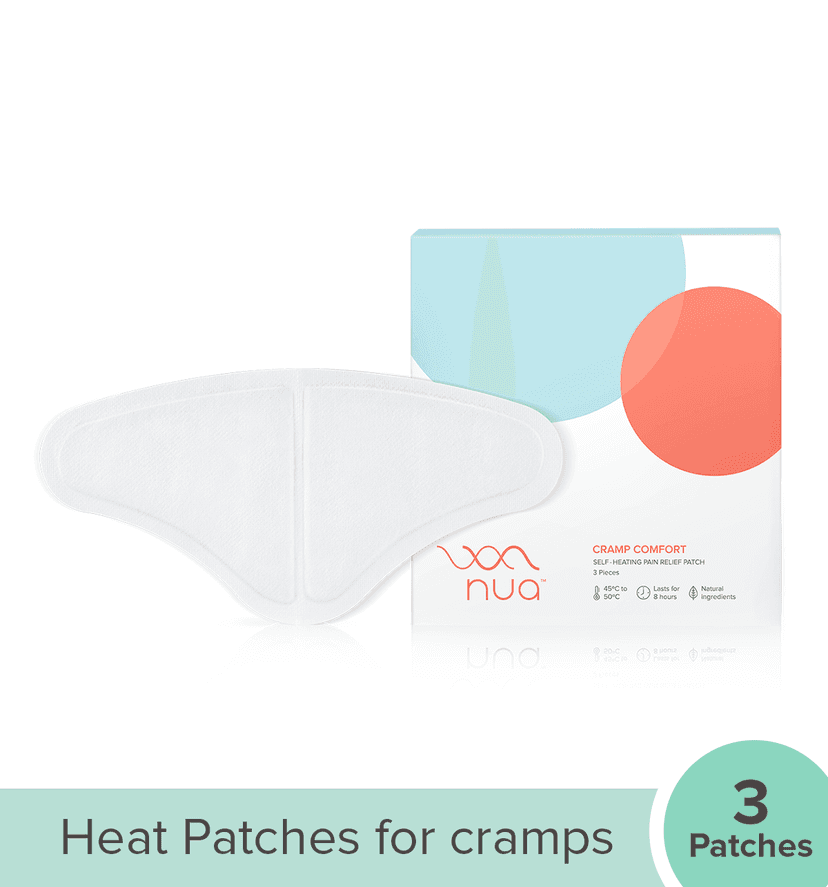 Nua Cramp Comfort Heat Patches For Period Pain view 2