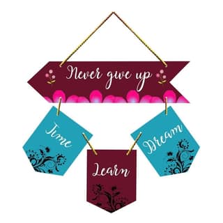 Wall Hangings for Home Decoration Items for Living Room Decor Welcome Home Wall Hanging for Home Office Decoration Handmade Craft Decorative Wall Art (WH2829)