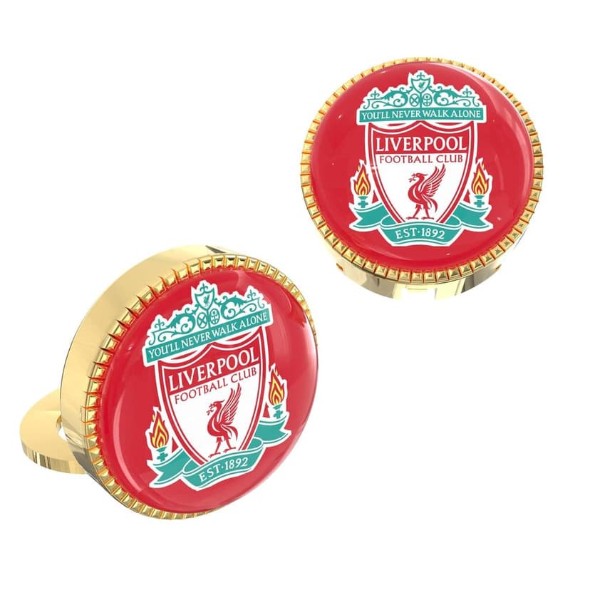 The Smart Buttons - Shirt Button Cover Cufflinks for Men - Liverpool FC Style view 7