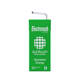 Electrorush x Sunburn Nimbu Jeera Hydration Energy Drink | 200ml Ready to Drink