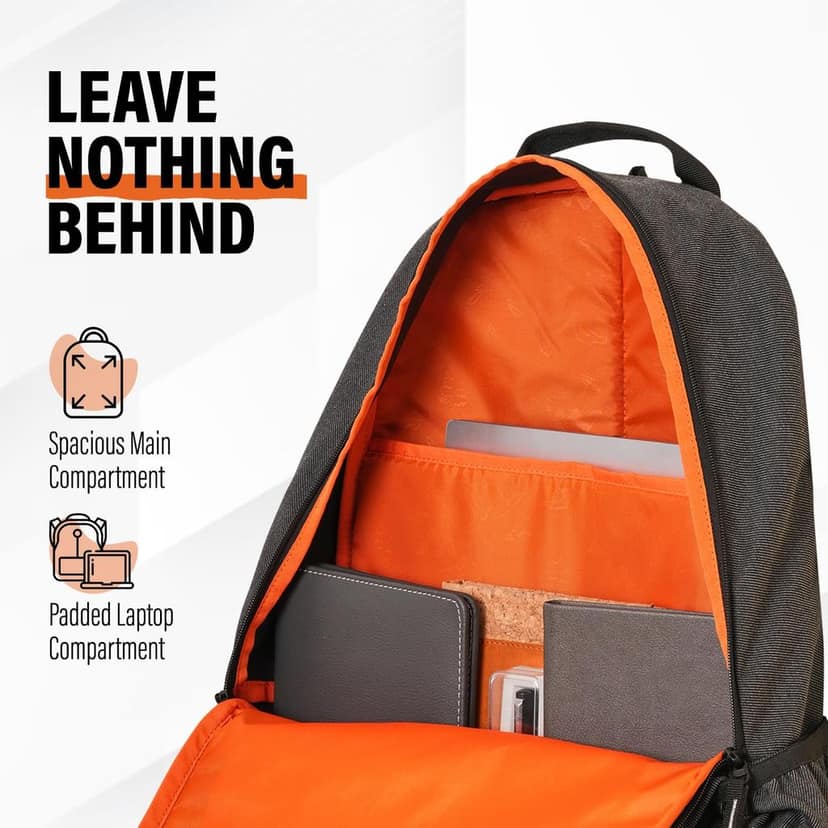 Polyester Expedition LPBP 45 Pro Laptop Backpack for Travel Gym Office | Unisex Backpack for Men & Women | Stylish Durable & Comfortable view 3