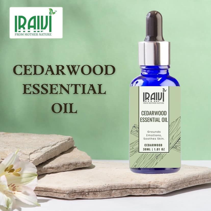Iraivi Premium Cederwood Essential Oil | Pure & Natural by Iraivi Organics