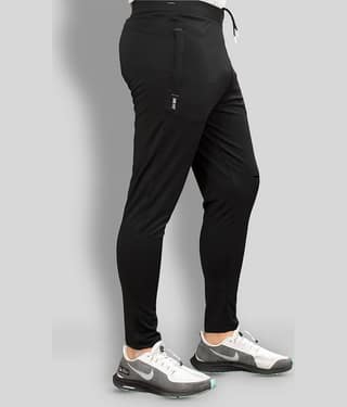react - Black Polyester Men's Trackpants ( Pack of 1 )