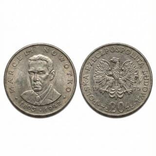 20 Zlotys (Random Year) Marceli Nowotko 1893-1942, Poland old Series