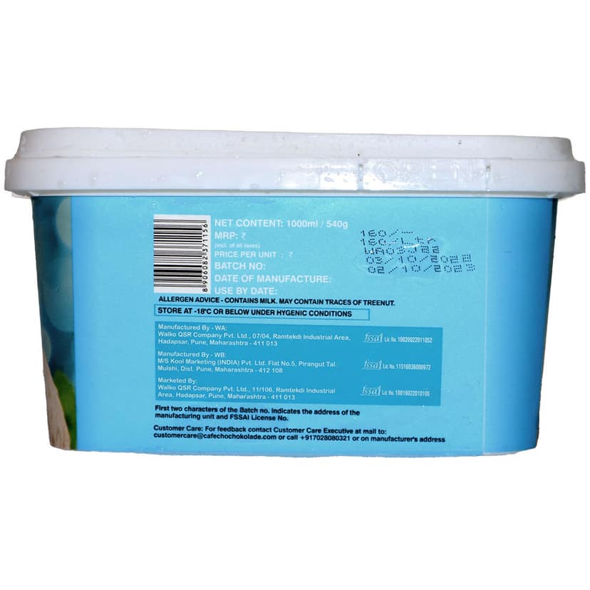 Nic Cream Pot Vanilla Tub view 2