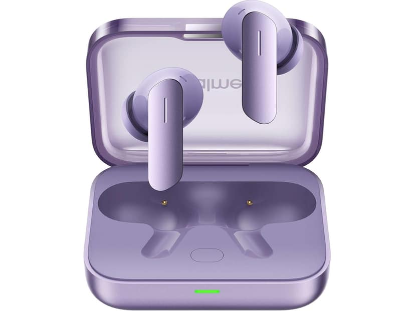 Realme Buds Air 7 True Wireless, 12.4mm Dynamic Bass Drivers, 52Hrs Playtime, 52dB Hybrid ANC, 6 Mic ENC, 45ms Low Latency, 360 Spatial Audio - Lavende Purple