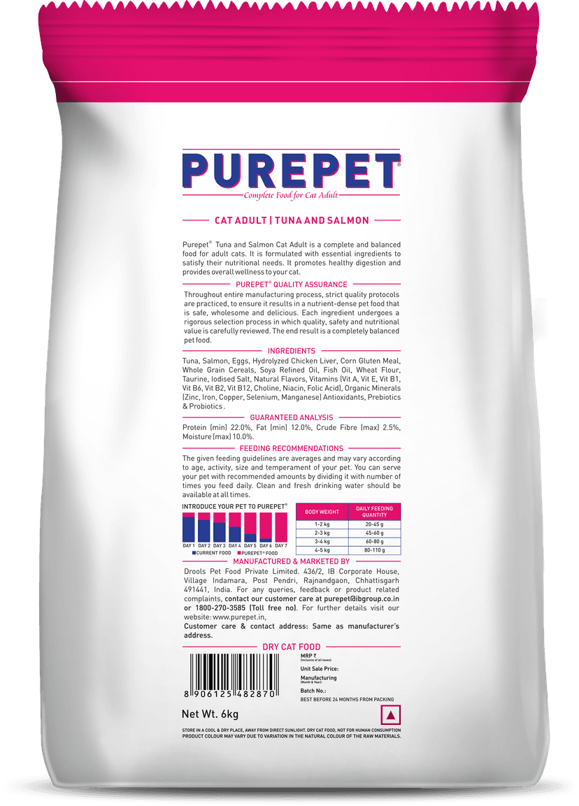 Purepet Tuna And Salmon Adult Cat FOOD view 2