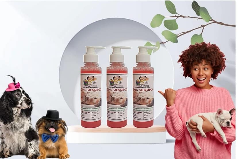 SWACCH Premium Shampoo for Dog (200ML) (Pack of 3) Strawberry