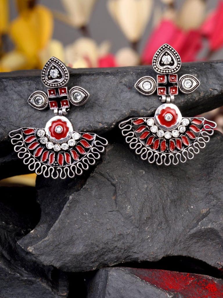 Silver Plated Studd Earrings view 2