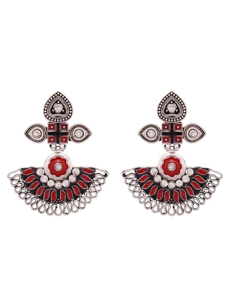 Silver Plated Studd Earrings view 4