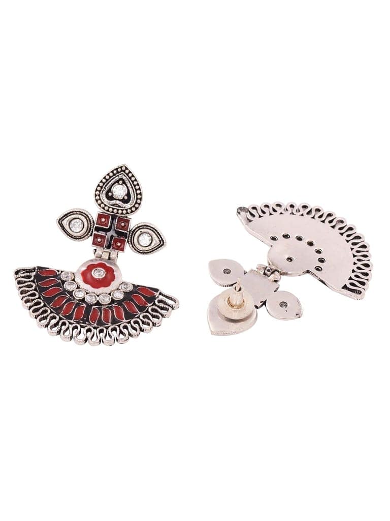 Silver Plated Studd Earrings view 5