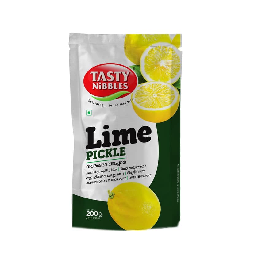 Tasty Nibbles Lime Pickle 200g Pouch