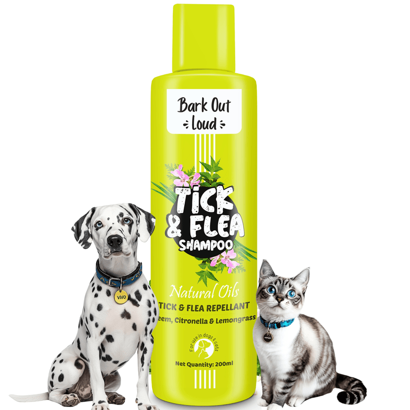 Bark Out Loud Tick & Flea Shampoo For Cats & Dogs