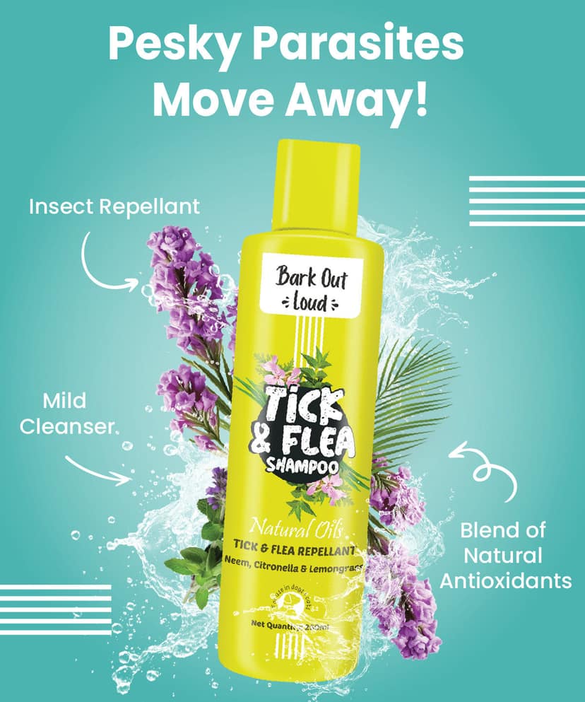 Bark Out Loud Tick & Flea Shampoo For Cats & Dogs view 2
