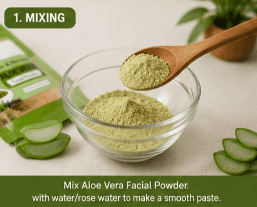 Shushraj Jaivik Aloe Vera Facial Powder Combo Pack 160g view 2