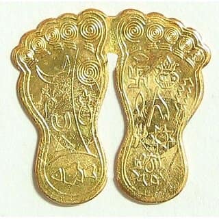 3 pcs Shri Laxmi Charan Paduka, Laxmi Charan, Laxmi Padu
