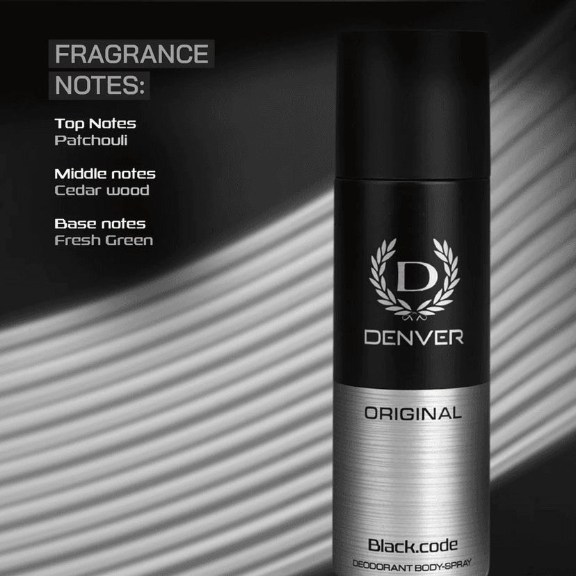 DENVER Black Code Original Nano Deo 50ml Deodorant view 2