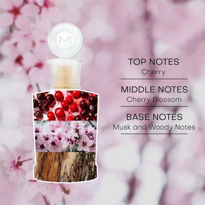 Monotheme Classic Collection Cherry Blossom EDT Perfume for Women - Luxury Long Lasting Fragrance with notes of Floral, Musk and Woody - Gift for Women - 100 ml view 3